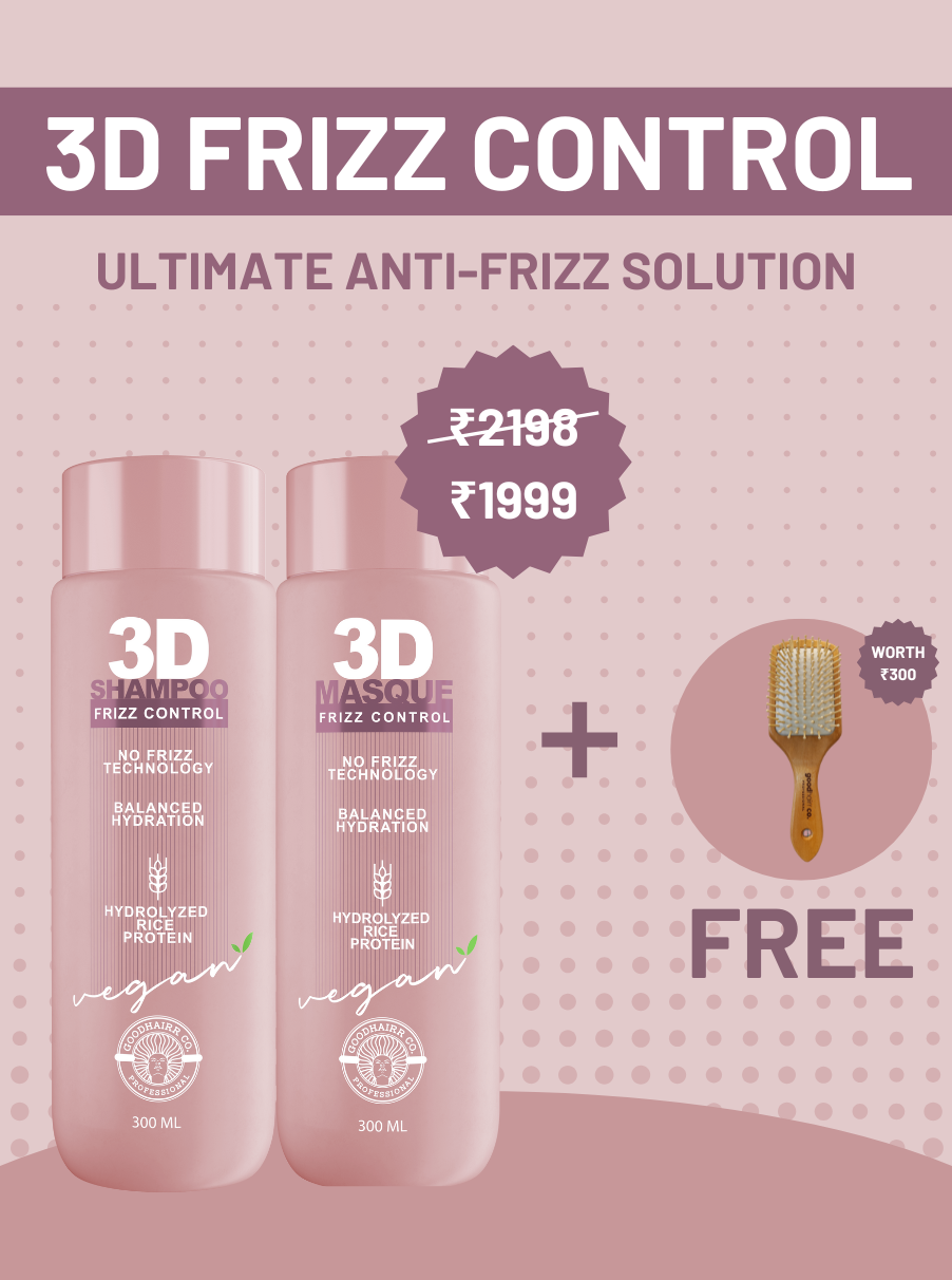 3D फ्रिज़ नियंत्रण किट (मुफ़्त हेयर ब्रश)